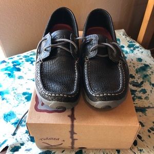 Women’s Twisted X Driving Moccasins in Black